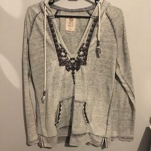 Light weight gray hoodie